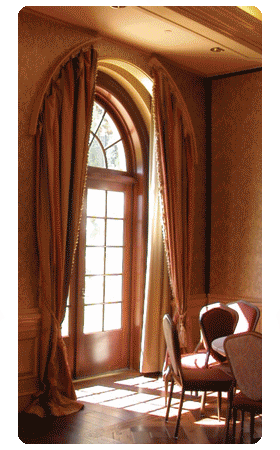 Couture Drapery Inc, Jennifer Cain, upscale full service hospitality window treatments
